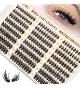 Spiky Lash Clusters 10-16mm Wispy Eyelash Clusters Manga Lash Extensions | 240 pcs DIY Indiviual ...