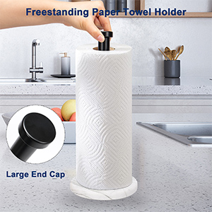 marble paper towel holder