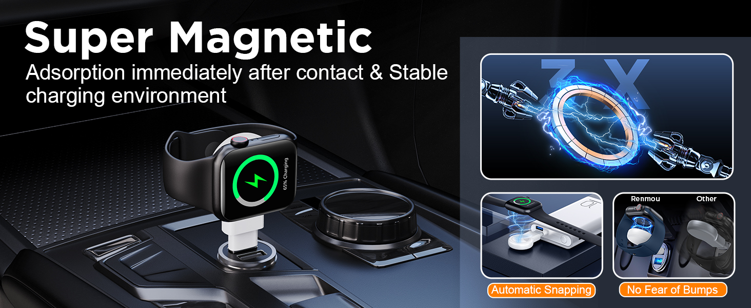 for Apple watch charger magnetic