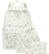 BTOOP School Backpacks for Teen Girls Bookbags Lightweight Kids Backpack School Bags Set with Lun...