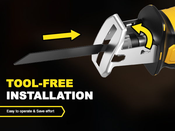 Battery Powered Reciprocating Saws for Cutting Wood PVC Pipe