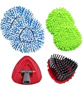 Hezane Mop Replace Head for O Cedar RinseClean 2 Tank System (2blue+2green+2red)