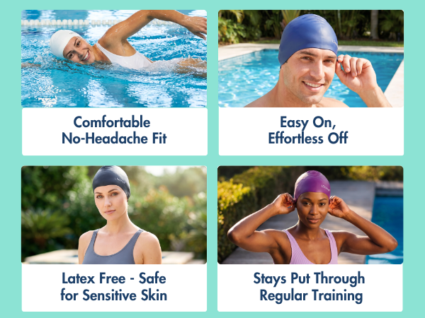 Limmys Swim Cap for Adults