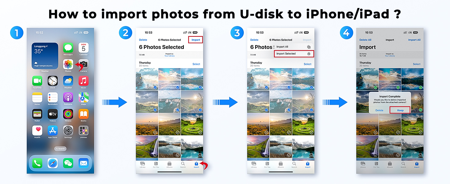 sd card to iphone