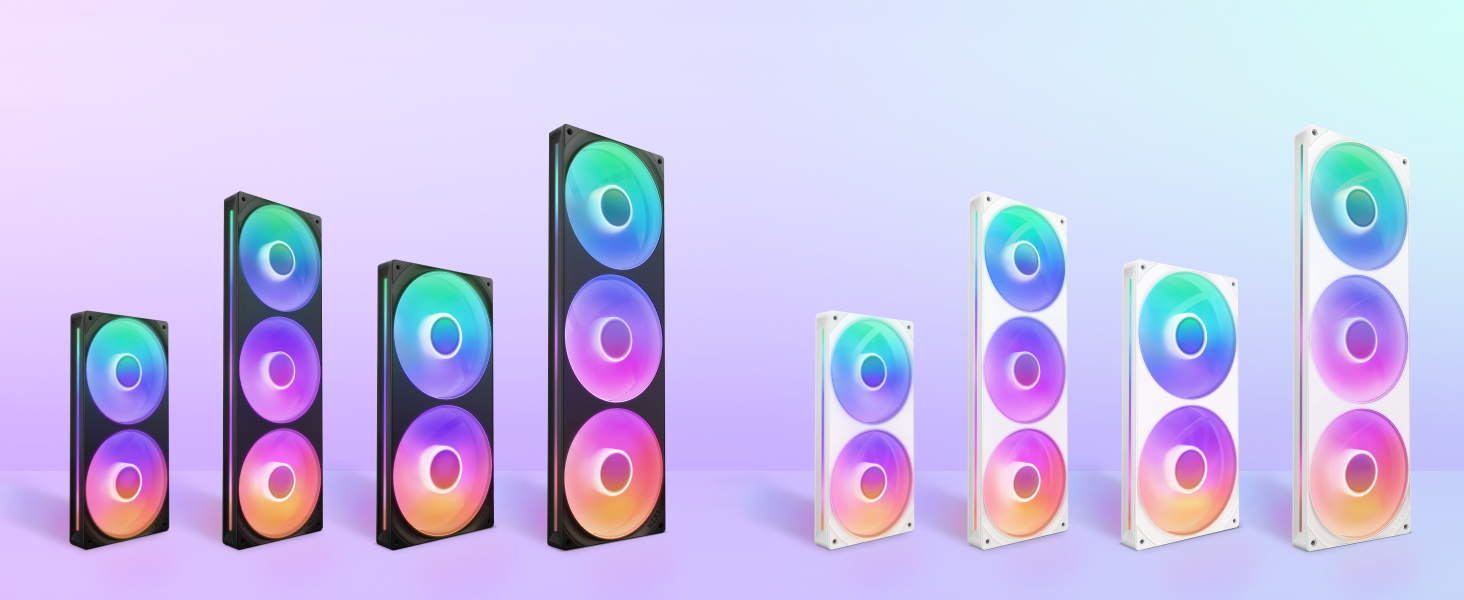 RGB Core Single Frame Fans Compare2