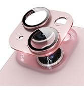 Kanosan Compatible for iPhone 15 Plus/iPhone 15 Camera Lens Protector Metal Plus Aluminium Alloy ...