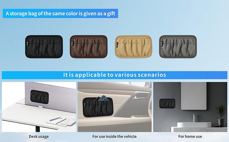 Exquisitely crafted leather storage pouch gift