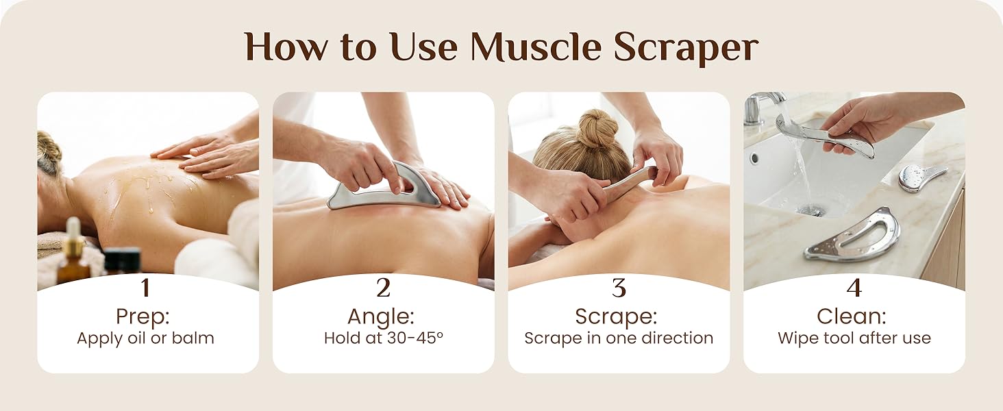 Rena Chris Muscle Scraper and Gua Sha Tool