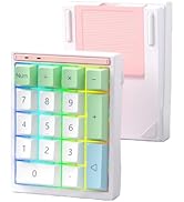 ZMX YUMI17 Mechanical Number Pad,VIA/QMK Programmable Macro Numpad Aluminum CNC Hot Swappable Gas...