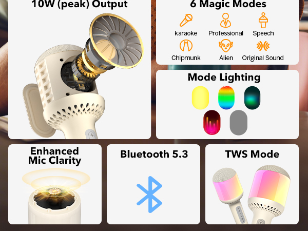 portable karoke microphone for kids&amp;amp;amp;adults, karaoke fun