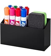 BEYGORM Magnetic Dry Erase Marker Holder for Whiteboard,Non-slip Acrylic Magnet Pen Holder for Fr...