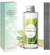 SCENTORINI Reed Diffuser Oil Refill, Citronella Diffuser Oil 6.76 Fl Oz, Natural Scented Essentia...