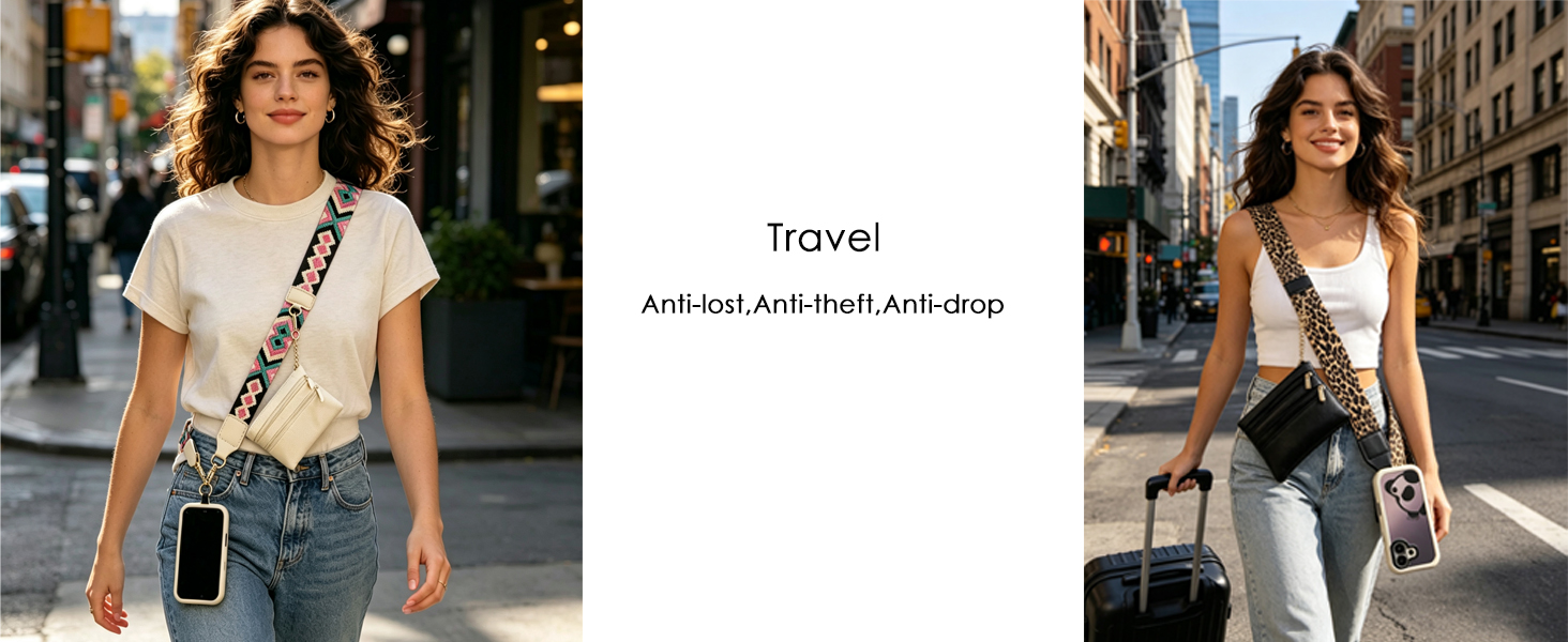 Clip and Go Strap for Phone with Wallet