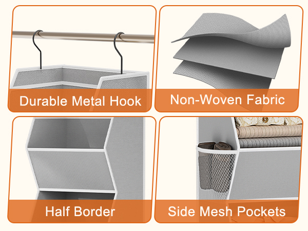 hanging closet organizer