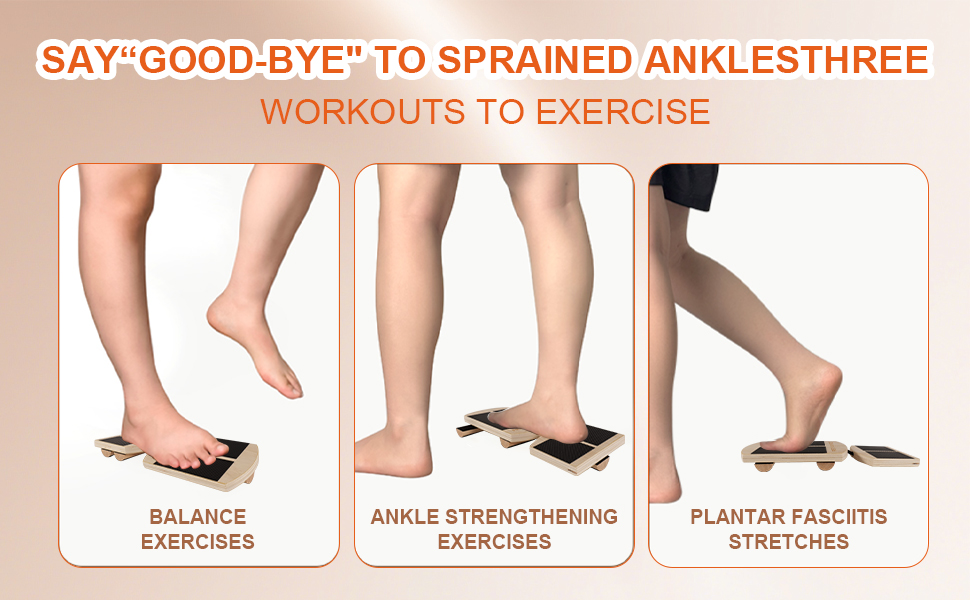 Three Basic Ways to Use the Ankle Balance Board