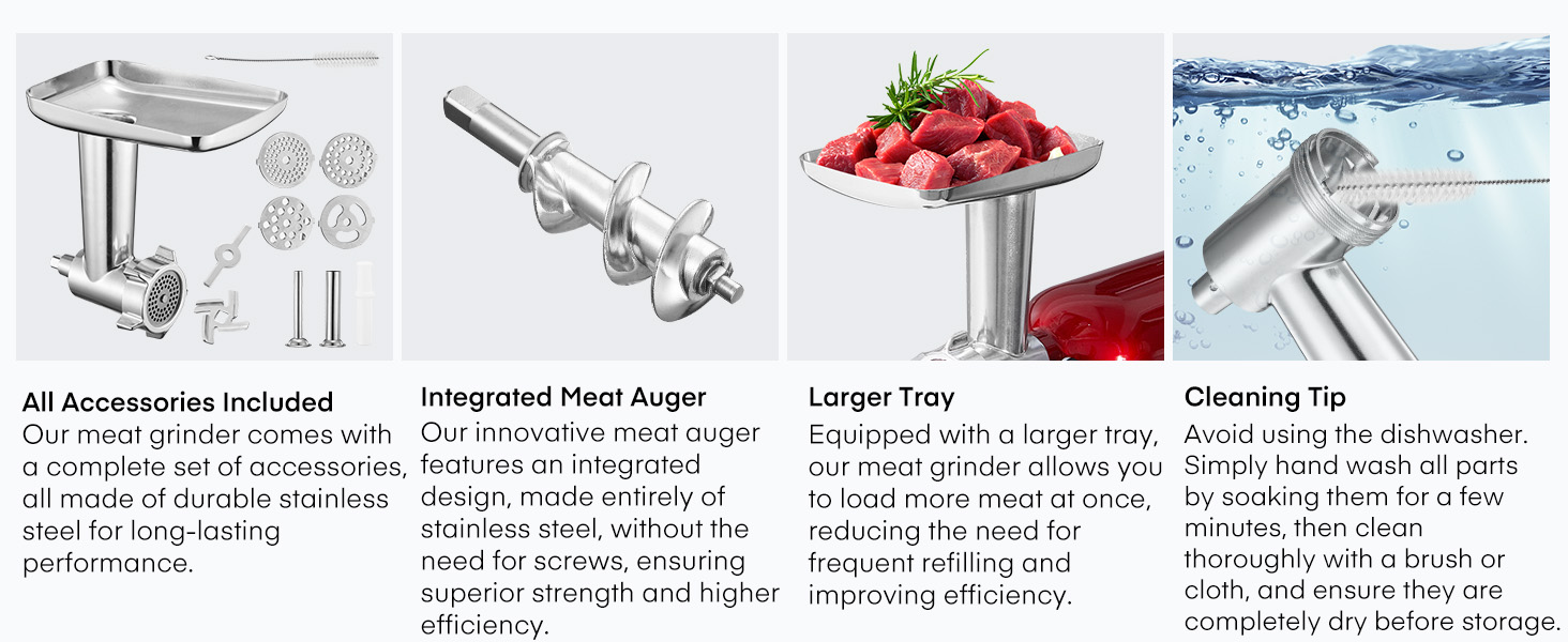 meat grinder attachment