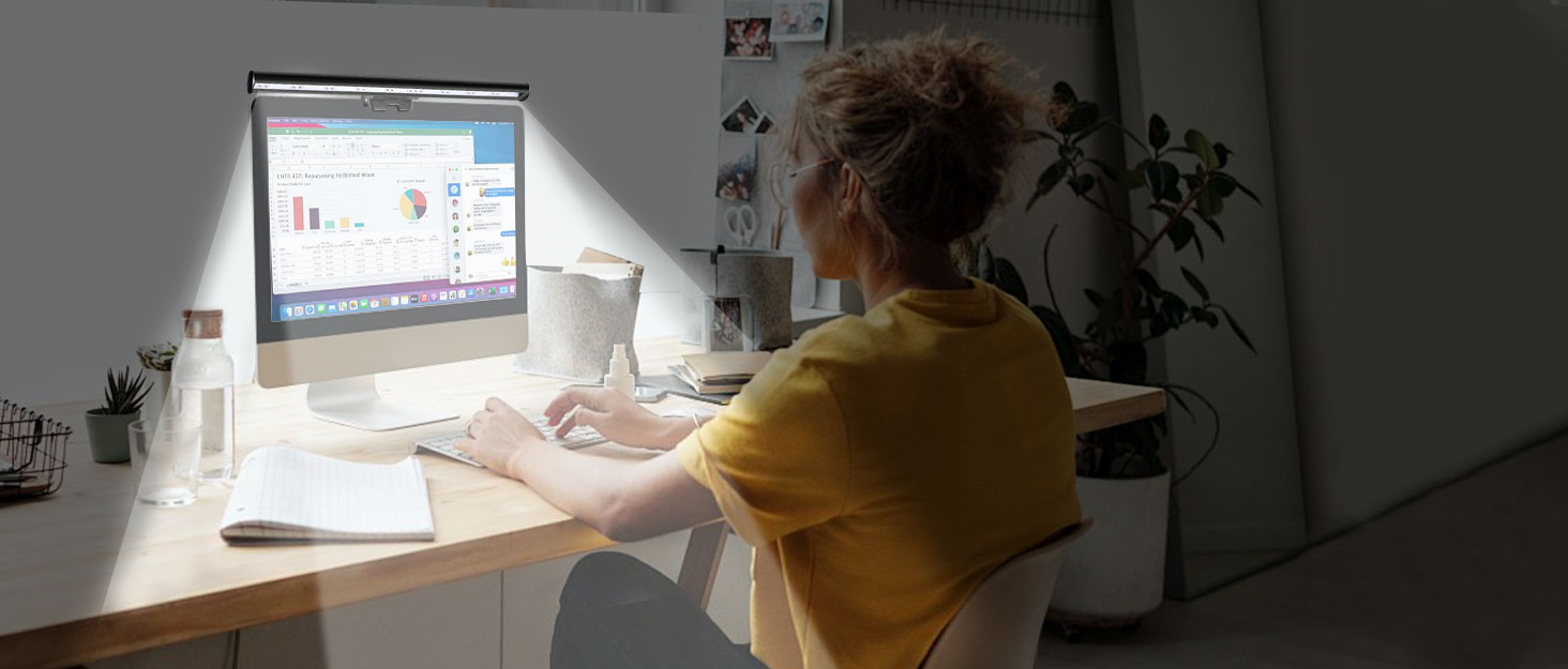 Computer Monitor Lamp