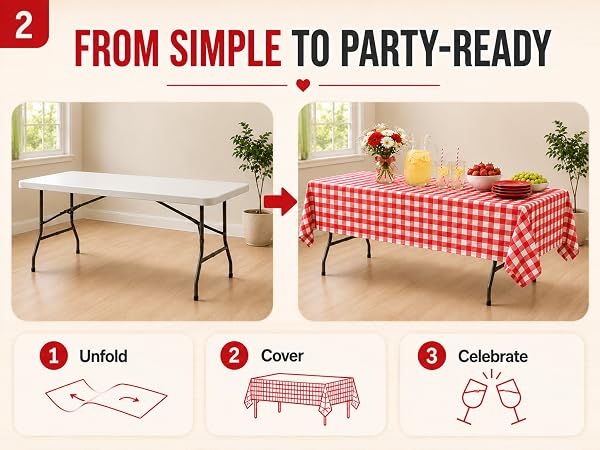 Checkered Tablecloth