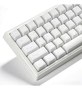 dagaladoo White Jade keycap 121-key Double Shot pbt keycaps Translucent keycaps Ceramic Cherry Pr...