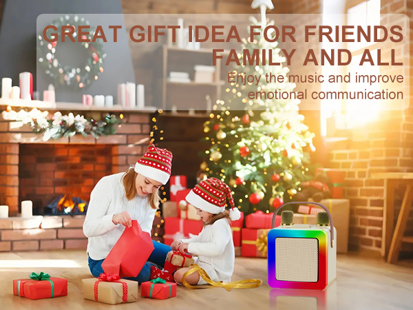 Karaoke machine is the perfect gift for your family and friends.