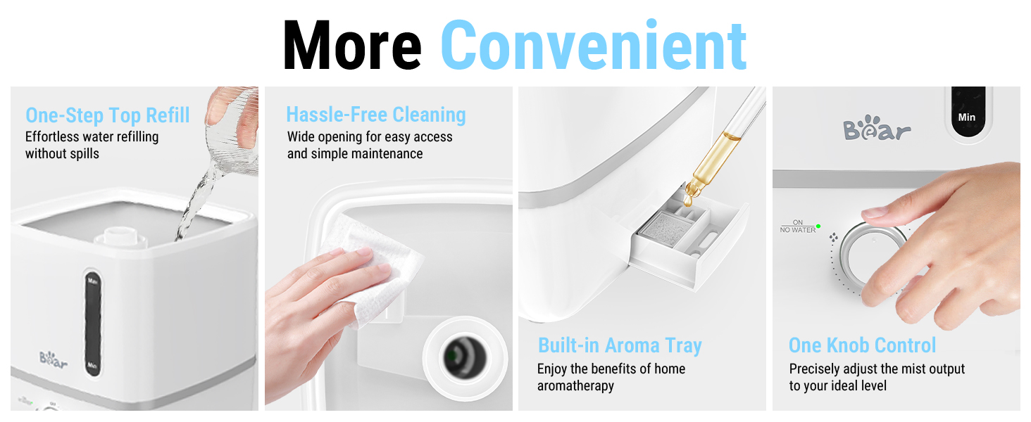 top fill cool mist humidifier