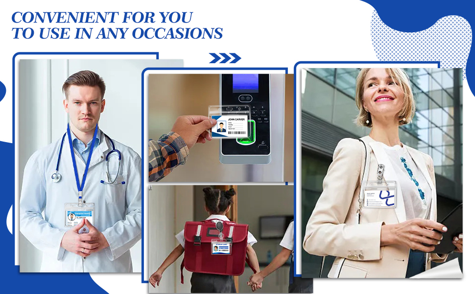 horizontal badge holder