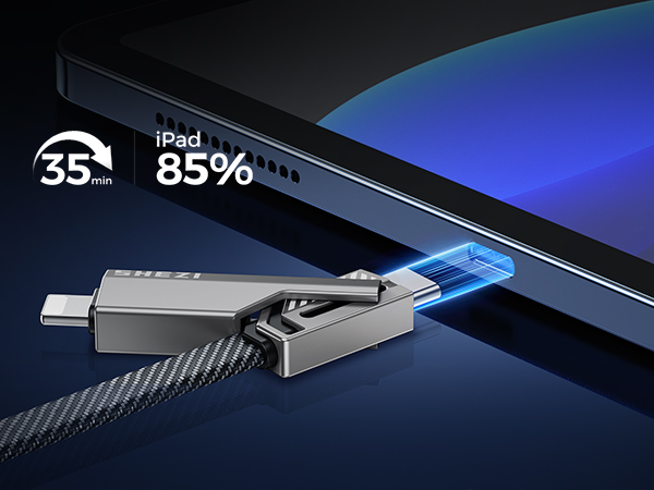 Multi 4 in 1 USB C to Charging Cable