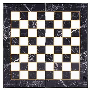 Retro Metal Chess Set for Adults and Kids
