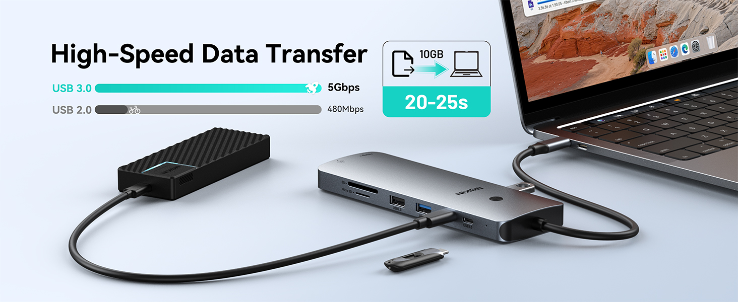 usb c docking station dual displayport