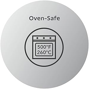 Oven-Safe Stainless Steel Tri-Ply Clad Cookware with Glass lids to 500ºF/260ºC 