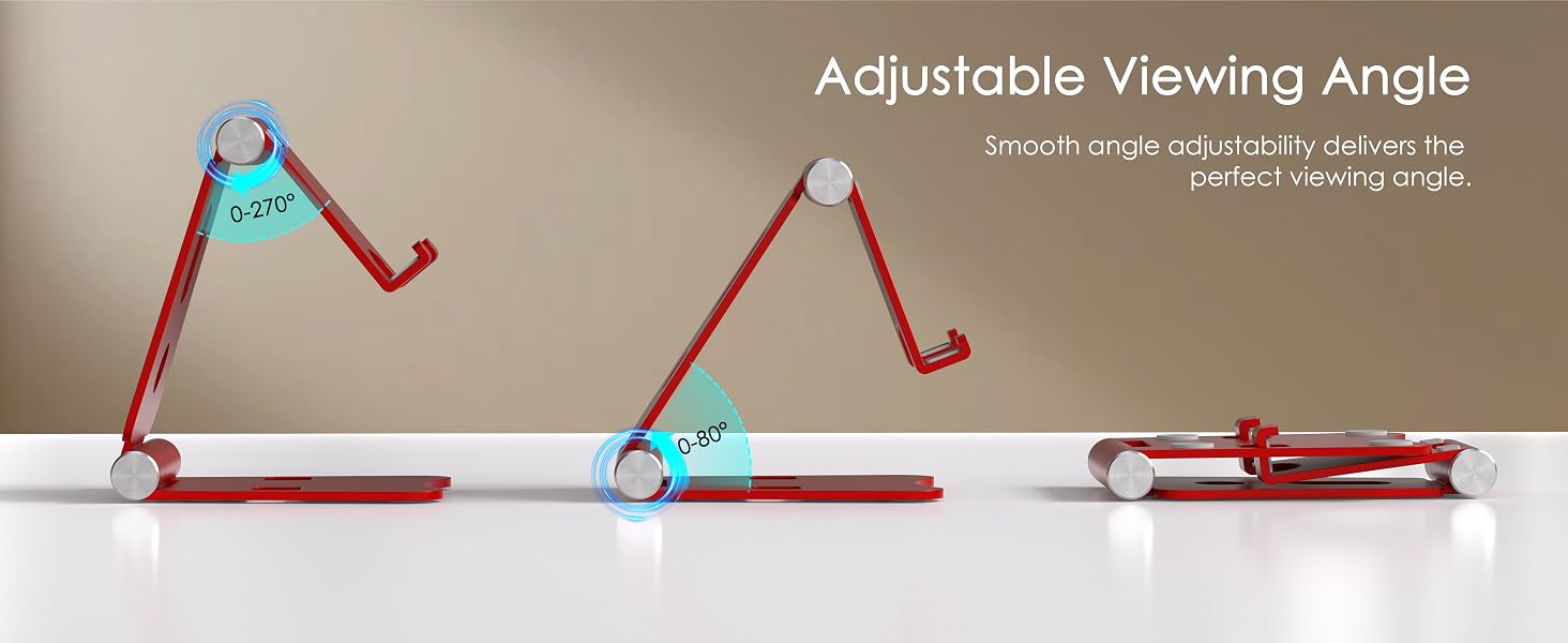 Smooth angle adjustability delivers the perfect viewing angle