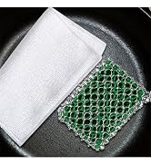 green cast iron scrubber chainmail scrubber