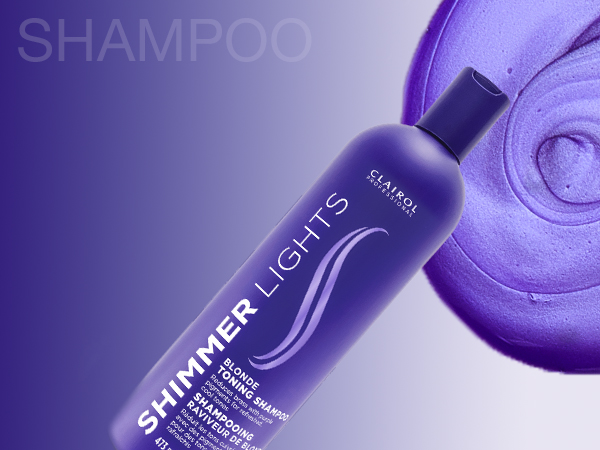 Clairol Professional Shimmer Lights Purple Shampoo, Neutralizes Brass For Blonde, Gray Hair