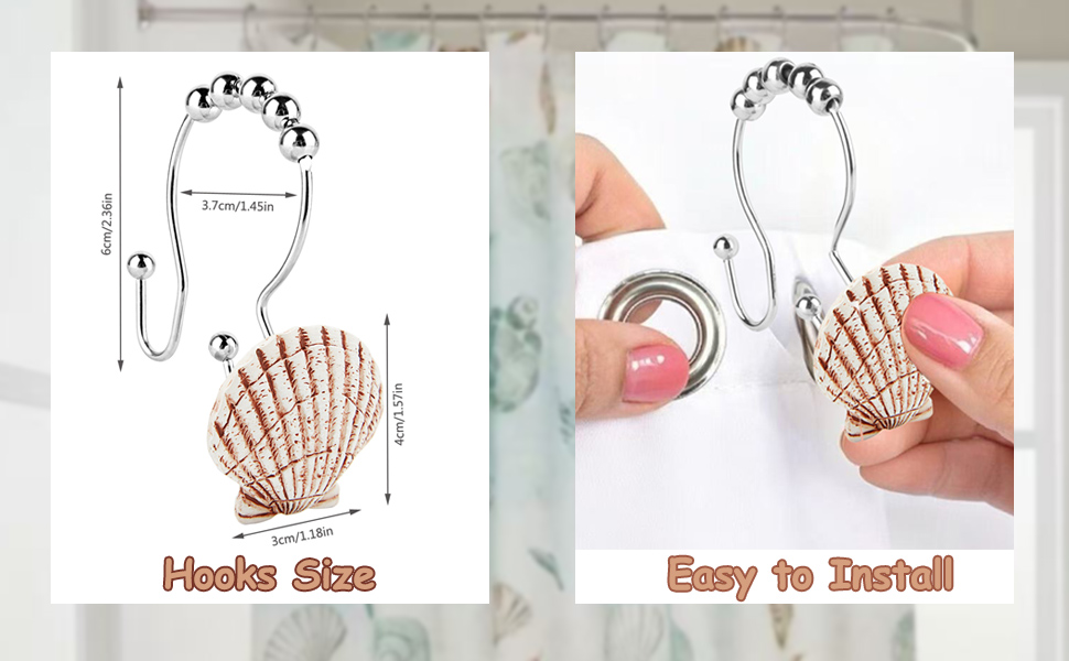 Shower Curtain Hooks