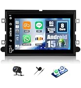 [8 Core 6+128GB] Upgrade Android 15 Car Radio Stereo for Ford F150/F250/F350(2004-2014) with Wire...