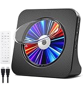 Gueray CD Player DVD Player for TV CD Players for Home with Bluetooth Speakers Supports Remote Co...