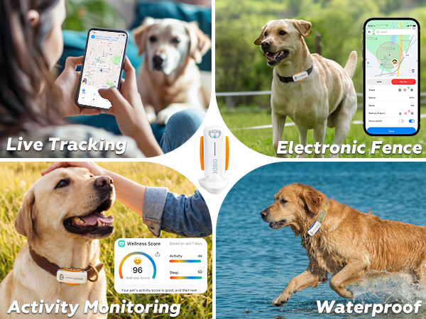Smart gps pet tracker