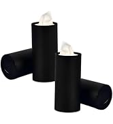 YAWUROU 4 PCS Car Tissue Holder, Car Cup Holder Cylindrical Box, Convenient Refillable Automotive...