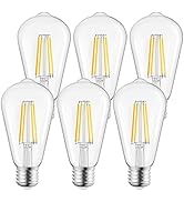 Brightown LED Edison Light Bulbs,6Pcs Vintage 6 Watt, Equivalent 60W Incandescent Light Bulbs, E2...