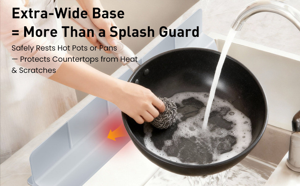 safety rests hot pots or pans----protects countertops from heat and scratches