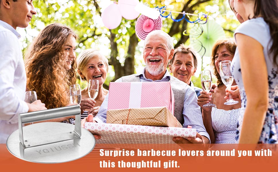 Stainless Steel Bacon Press