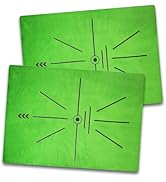 COSPORTIC Golf Hitting Mat | Golf Training Mat for Swing Path Feedback/Detection Batting | Extra ...