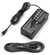 100W 90W USB C Type-C Charger for Lenovo Thinkpad Carbon x1 5th 6th Gen, GX20M33579 4X20M26268 Id...
