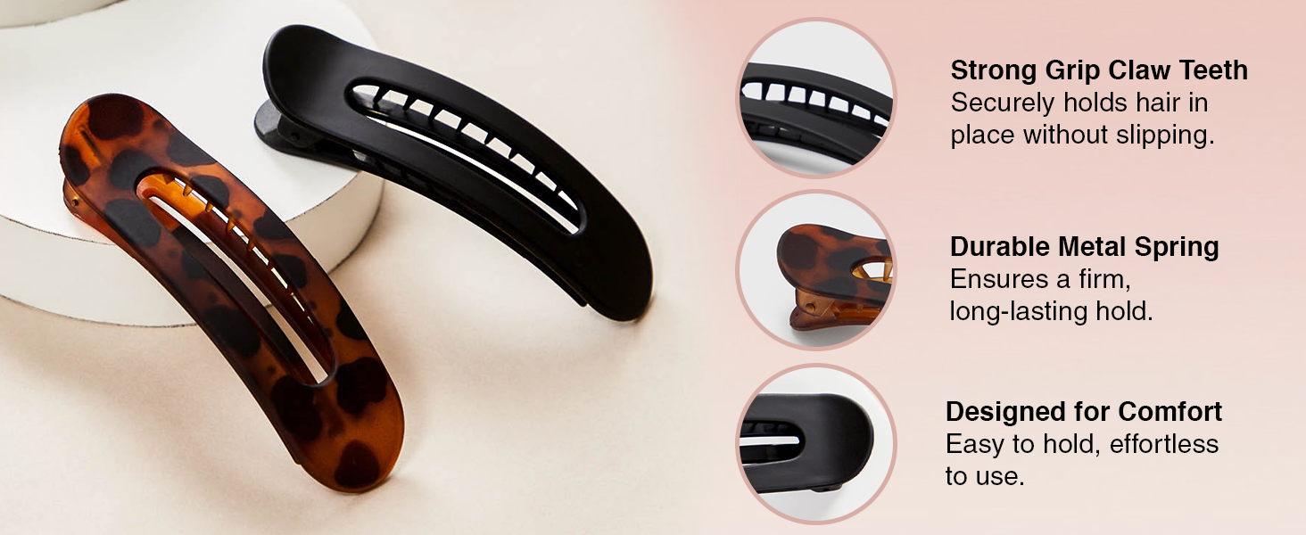 flat claw clip
