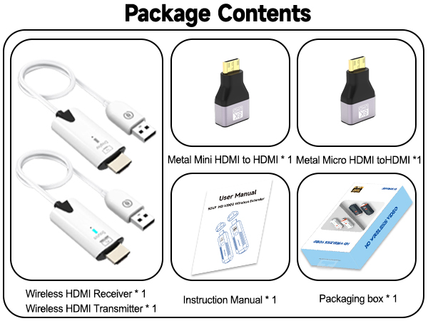 wireless hdmi display dongle adapter