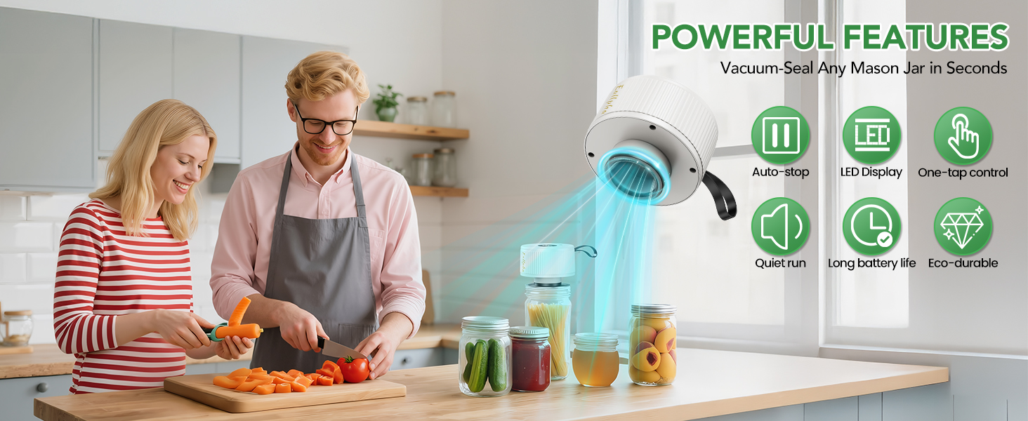 electric vacuum sealer for mason jars