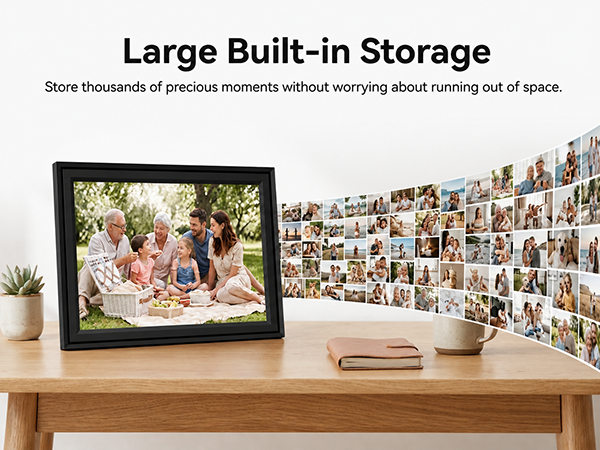 Large built-in storage
