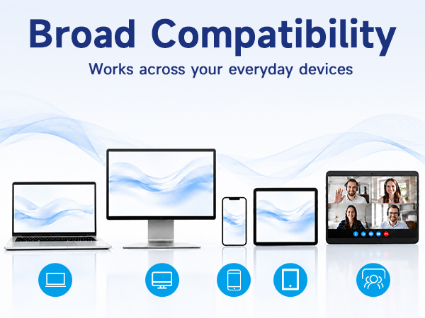 AOC Wireless Headset with Wide Compatibility