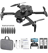 GPS Drone with HD Camera for Adults, Professional FPV Drones with Auto Return, Follow Me Circle F...