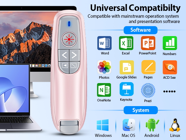 presentation clicker wireless presenter remote clicker